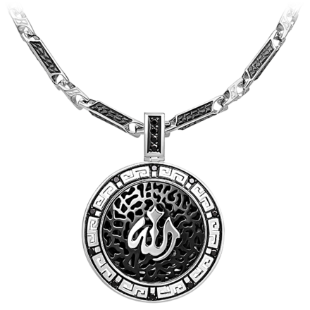 Подвес, белое золото