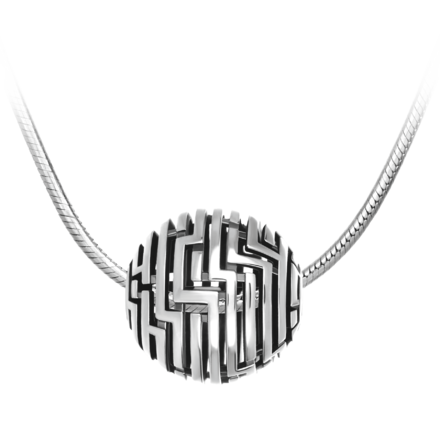 Подвес, белое золото