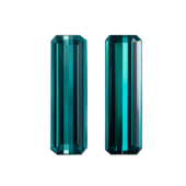 Сет из двух Турмалинов Индиголитов, 7,02ct и 7,06ct