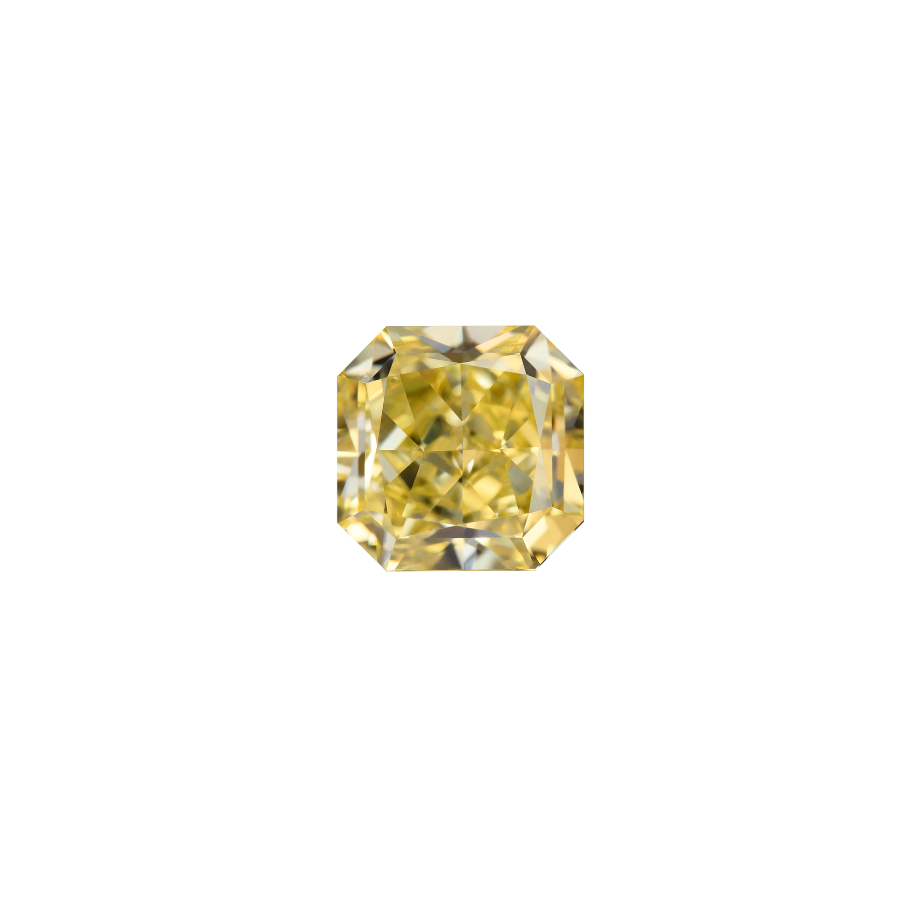 Жёлтый бриллиант, Радиант, 2,12ct