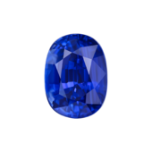 Сапфир, Vivid Blue (royal blue), Sri Lanka, Овал, 6,41 ct