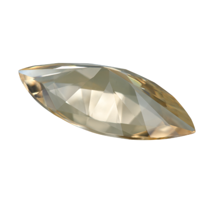 Жёлтый берил, Маркиз, 10,61ct 2