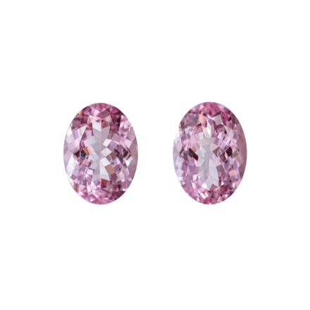 Сет из двух морганитов, Овал, 6,26ct/ 5,76ct 1