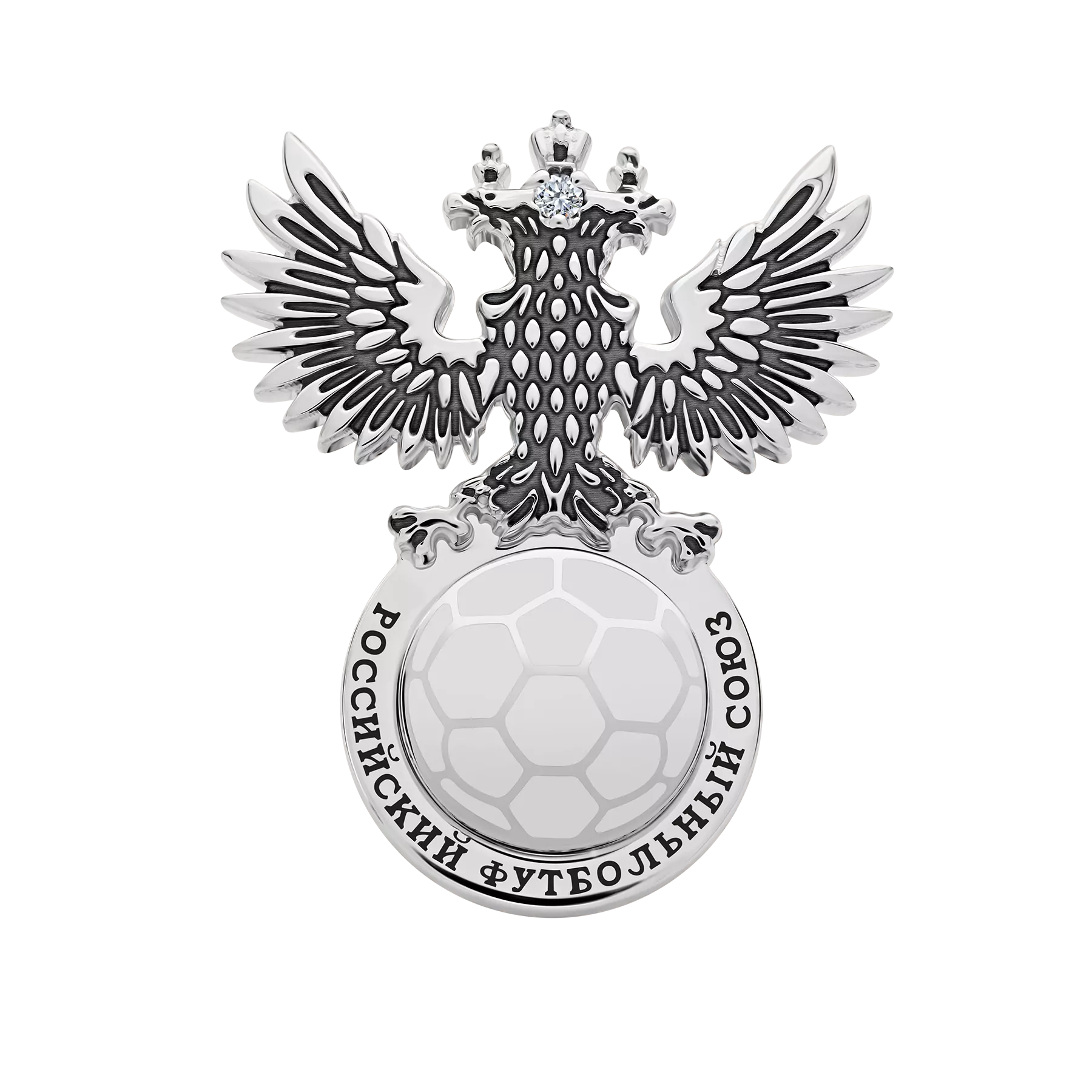 Нагрудный знак с бриллиантом