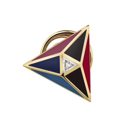 Нагрудный знак с бриллиантом