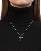 Колье с бриллиантами, белое золото