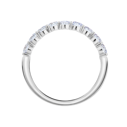 Кольцо с бриллиантами, белое золото 2