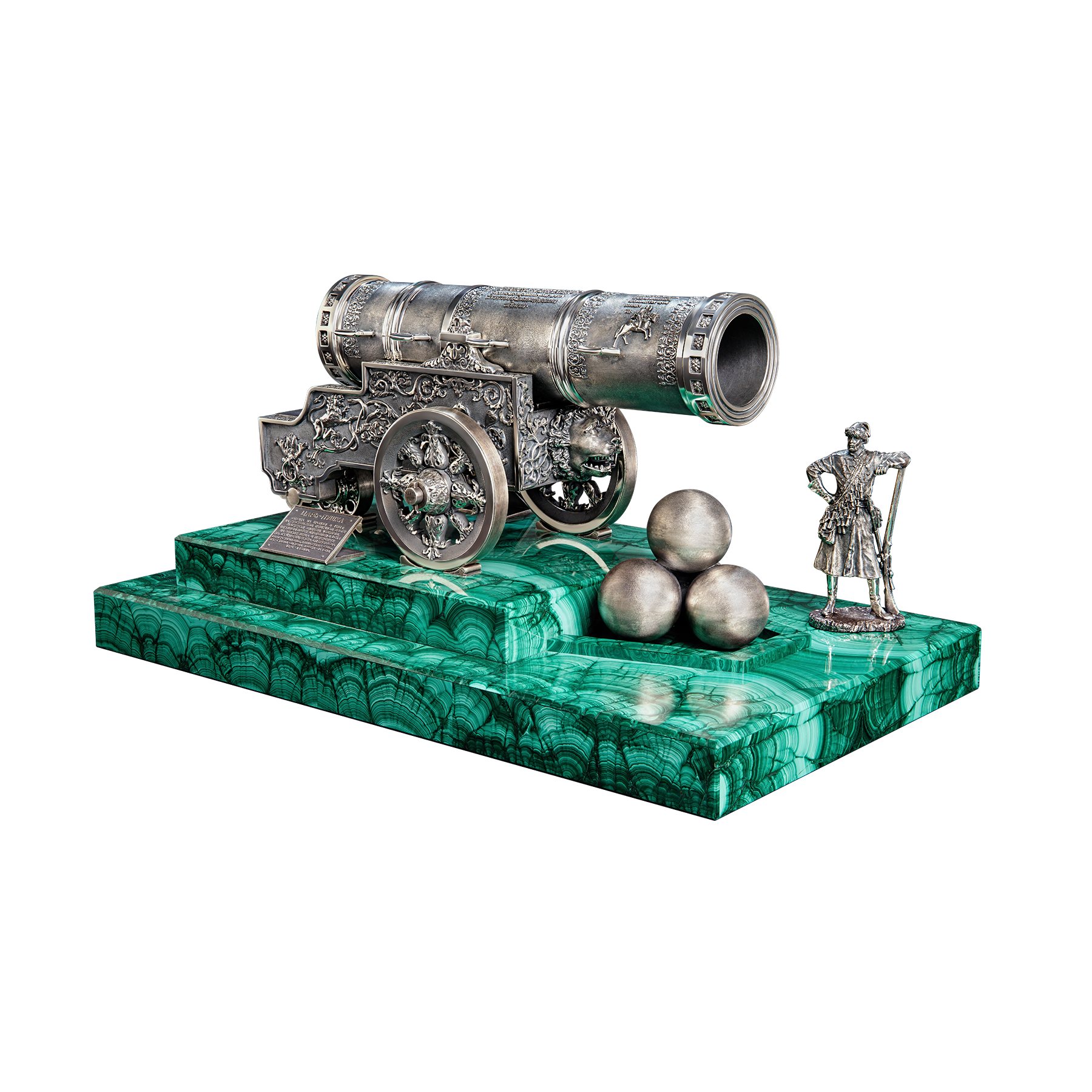 Настольная скульптура «Царь - пушка»