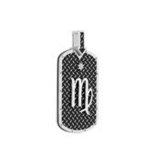 Подвес с бриллиантом, белое золото, наноркерамика