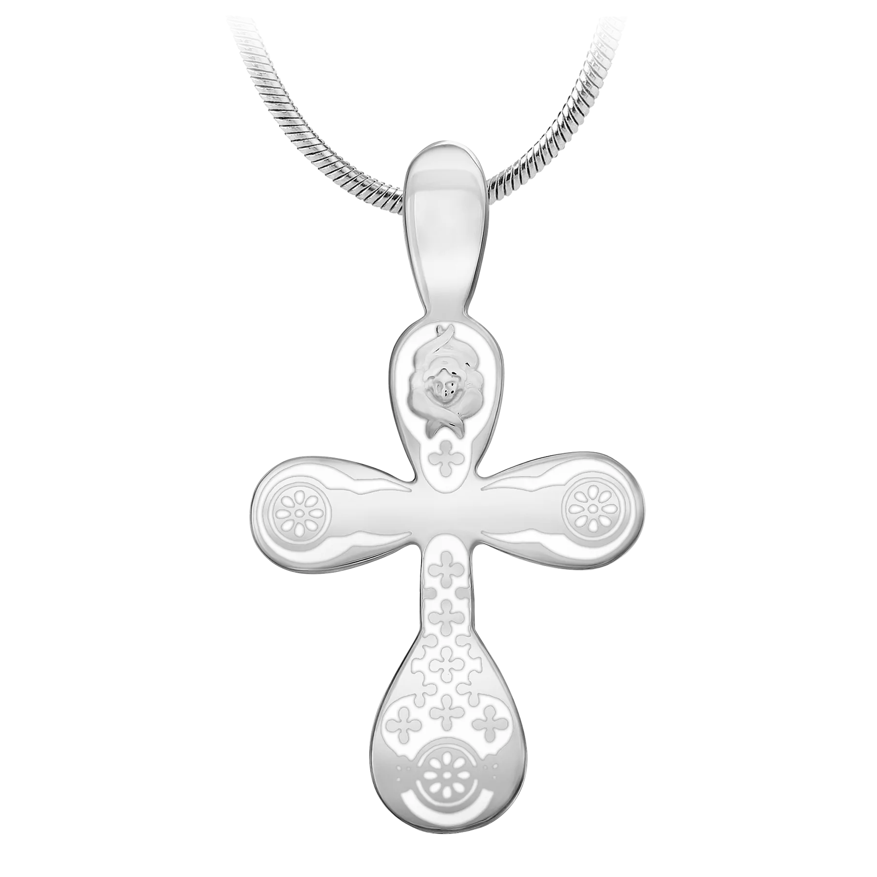 Подвес с бриллиантом, белое золото, н.керамика