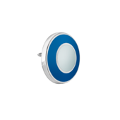 Нагрудный знак, белое золото, нанокерамика