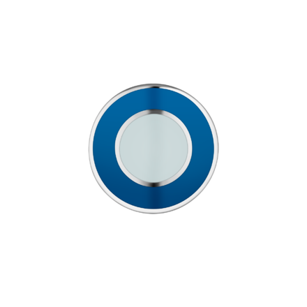 Нагрудный знак, белое золото, нанокерамика