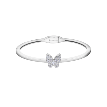 Браслет с бриллиантами, белое золото