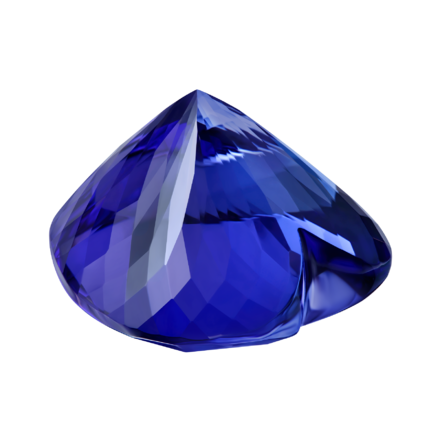 Танзанит, Сердце, 19,81ct 2