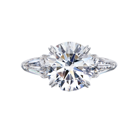 Кольцо с бриллиантами, белое золото 3