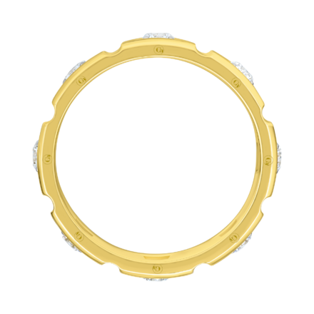 Кольцо с бриллиантами, желтое золото, н.керамика 3