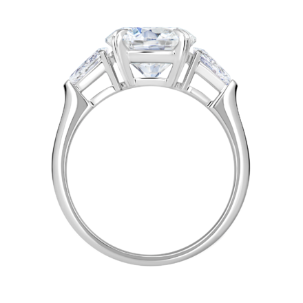 Кольцо с бриллиантами, белое золото 3