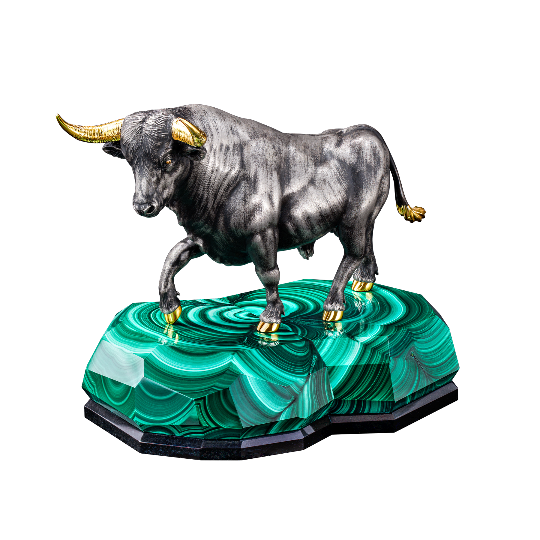 Настольная скульптура Бык
