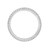 Кольцо с тсаворитами и бриллиантами, белое золото