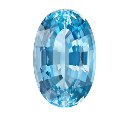 Аквамарин, Овал, 66,05ct 1