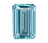 Аквамарин, Изумрудная огранка, 19,46 ct