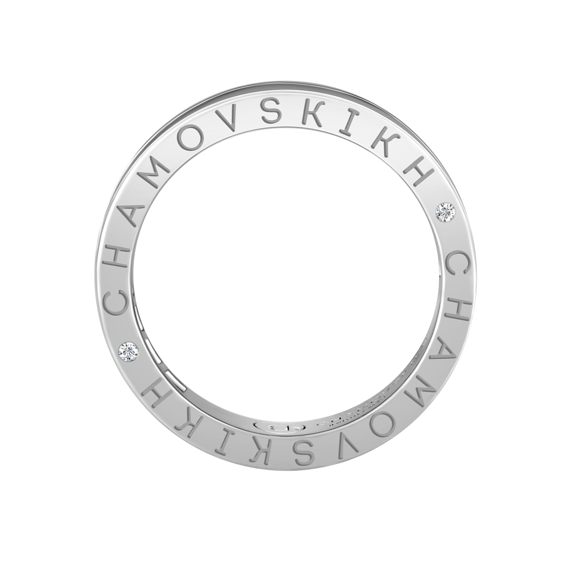 Кольцо с сапфирами и бриллиантами, белое золото