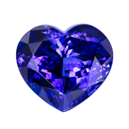 Танзанит, Сердце, 36,02 ct 1
