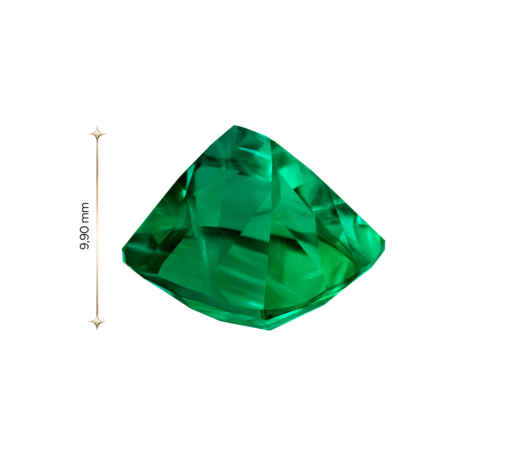 Изумруд, Russia, Кушон, 9,46ct
