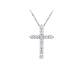 Колье с бриллиантами, белое золото