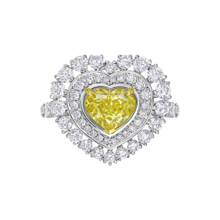 Кольцо с бриллиантами, белое золото 2