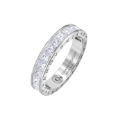 Кольцо с бриллиантами, белое золото