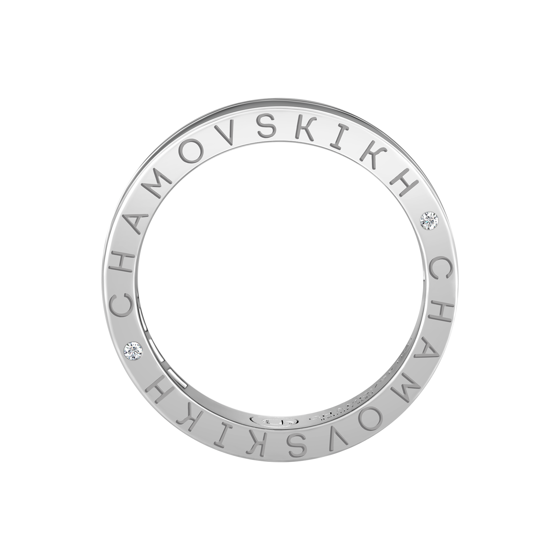 Кольцо с бриллиантами, белое золото