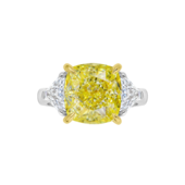 Кольцо с бриллиантами, белое золото