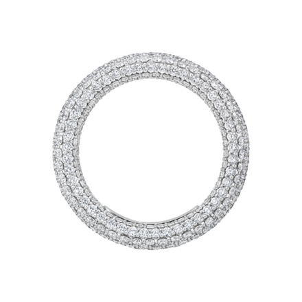 Кольцо с бриллиантами, белое золото 3