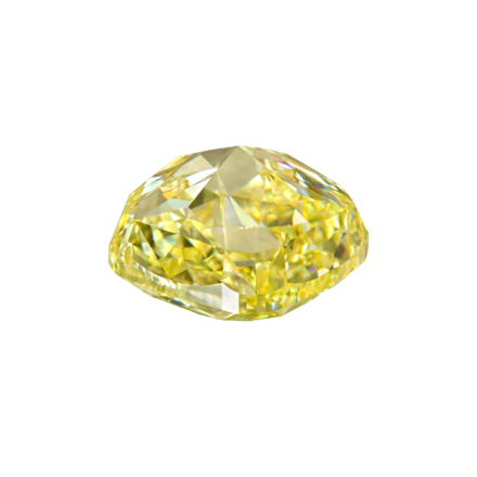 Жёлтый бриллиант, Кушон, 10,02ct 2
