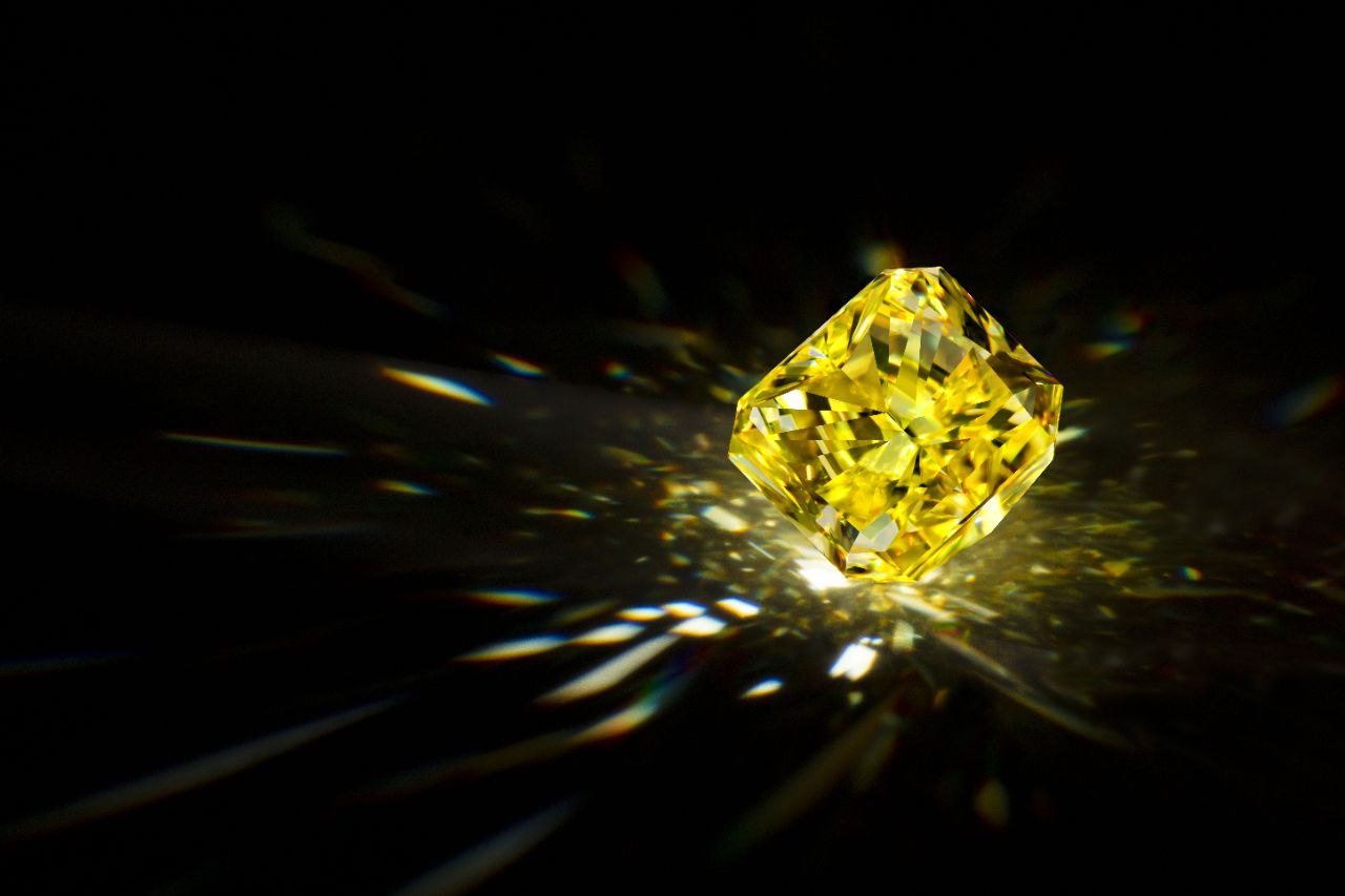 желтый бриллиант Chamovskikh